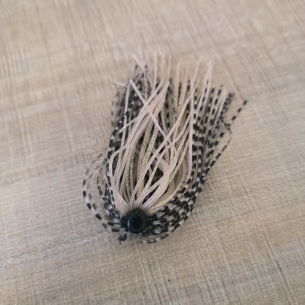 Fishing Lure Spinnerbait - 8 Zestawów 50 Sztuk Silikonowych Spódniczek