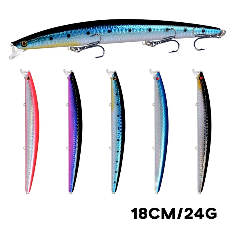 Fishing Lure Crankbait - Minnow Fishing Lure Laser Hard Artificial