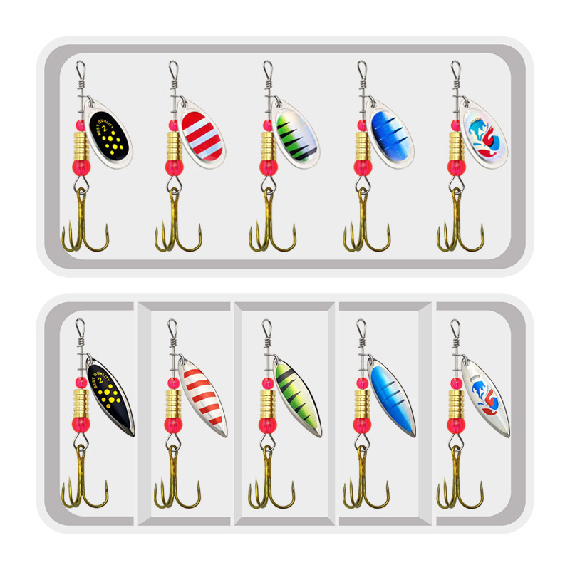 Fishing Lure Spoon - Przynęta wędkarska Spinner Łyżki obrotowe 10