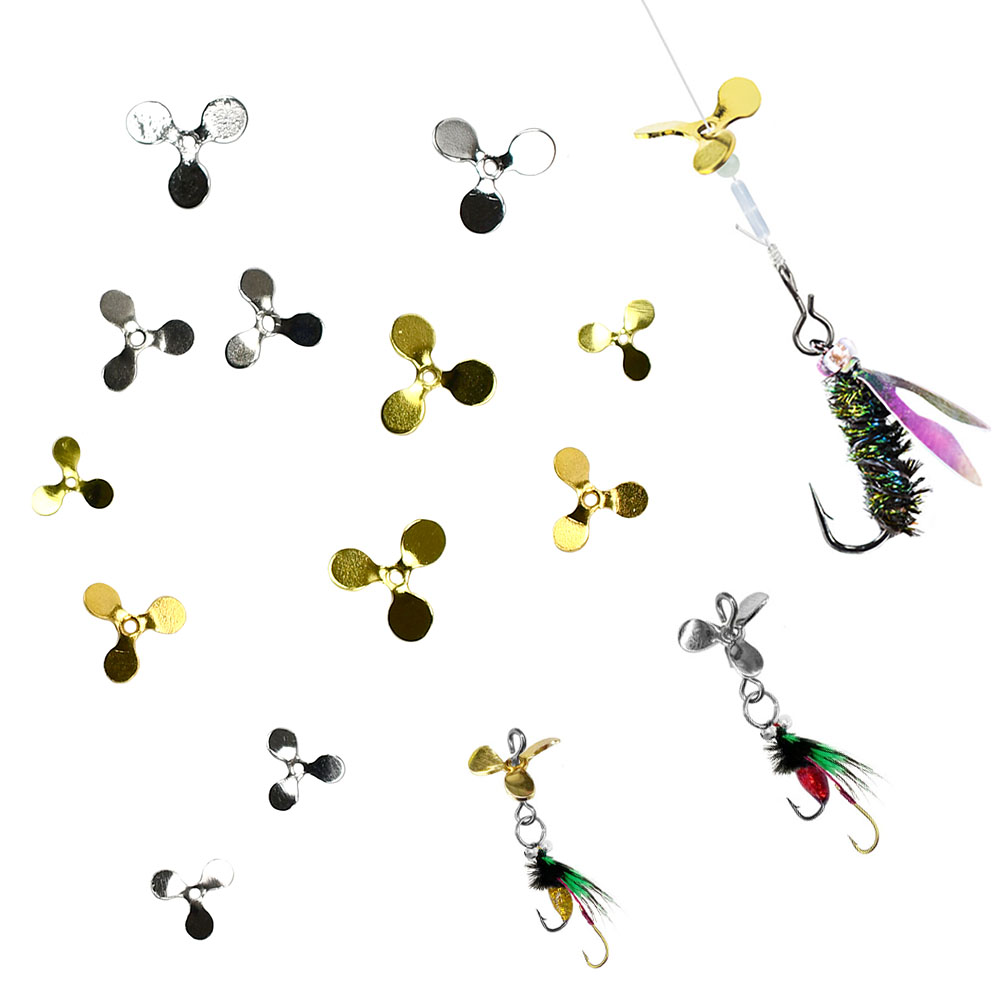 Fishing Lure Blade Bait - 200 szt. 3-łopatkowych śmigieł do przynęt