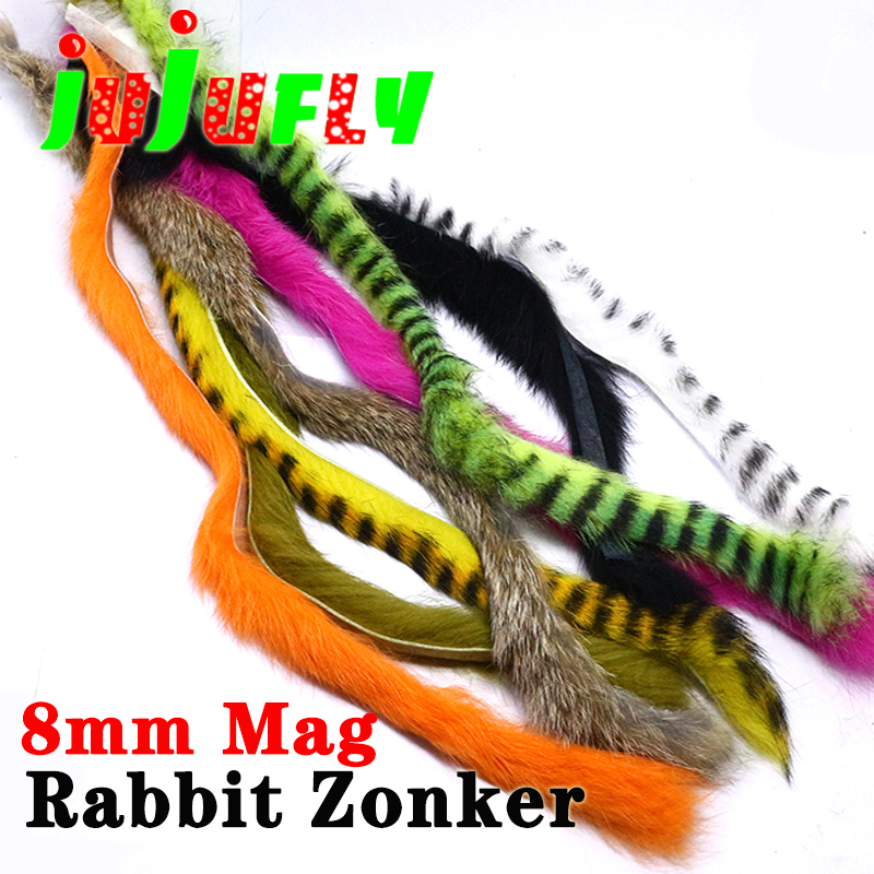 Fishing Lure Swimbait - 3 paski/opakowanie Paski z króliczego futra