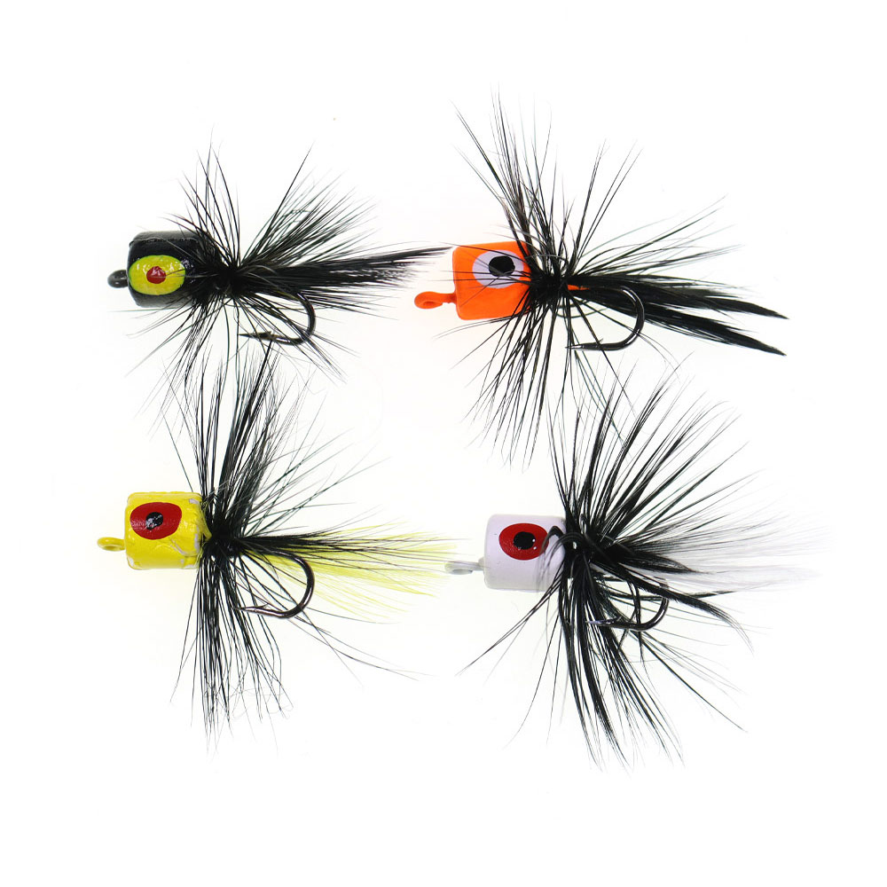 Fishing Lure Popper - 4 sztuki Rozmiar # 10 Sztuk