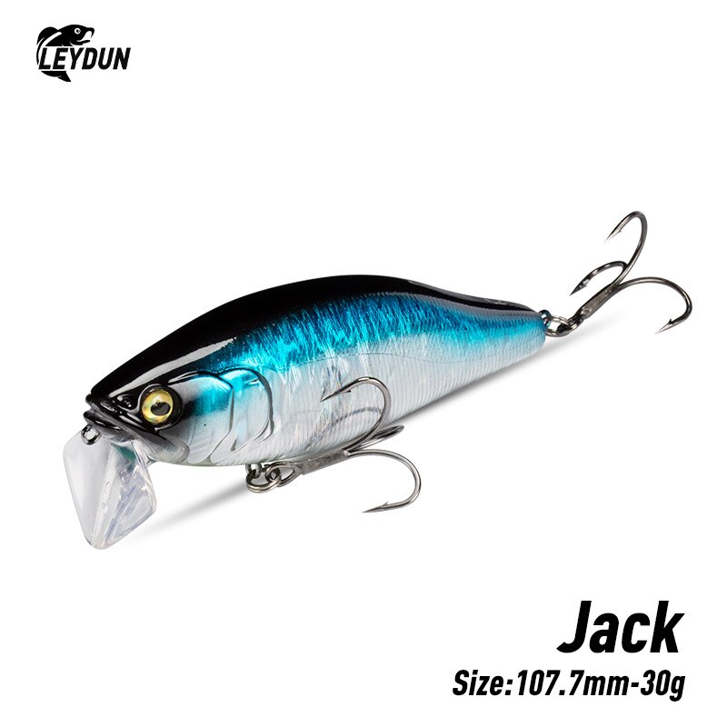 Fishing Lure Topwater - I-JACK Minnow przynęty 107.7mm 30g pływające