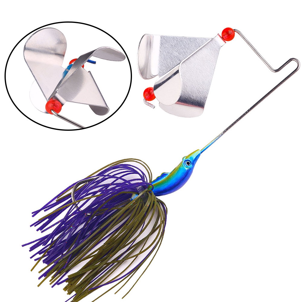 Fishing Lure Blade Bait - Przynęta wędkarska Buzzbait 22g z śmigłem,