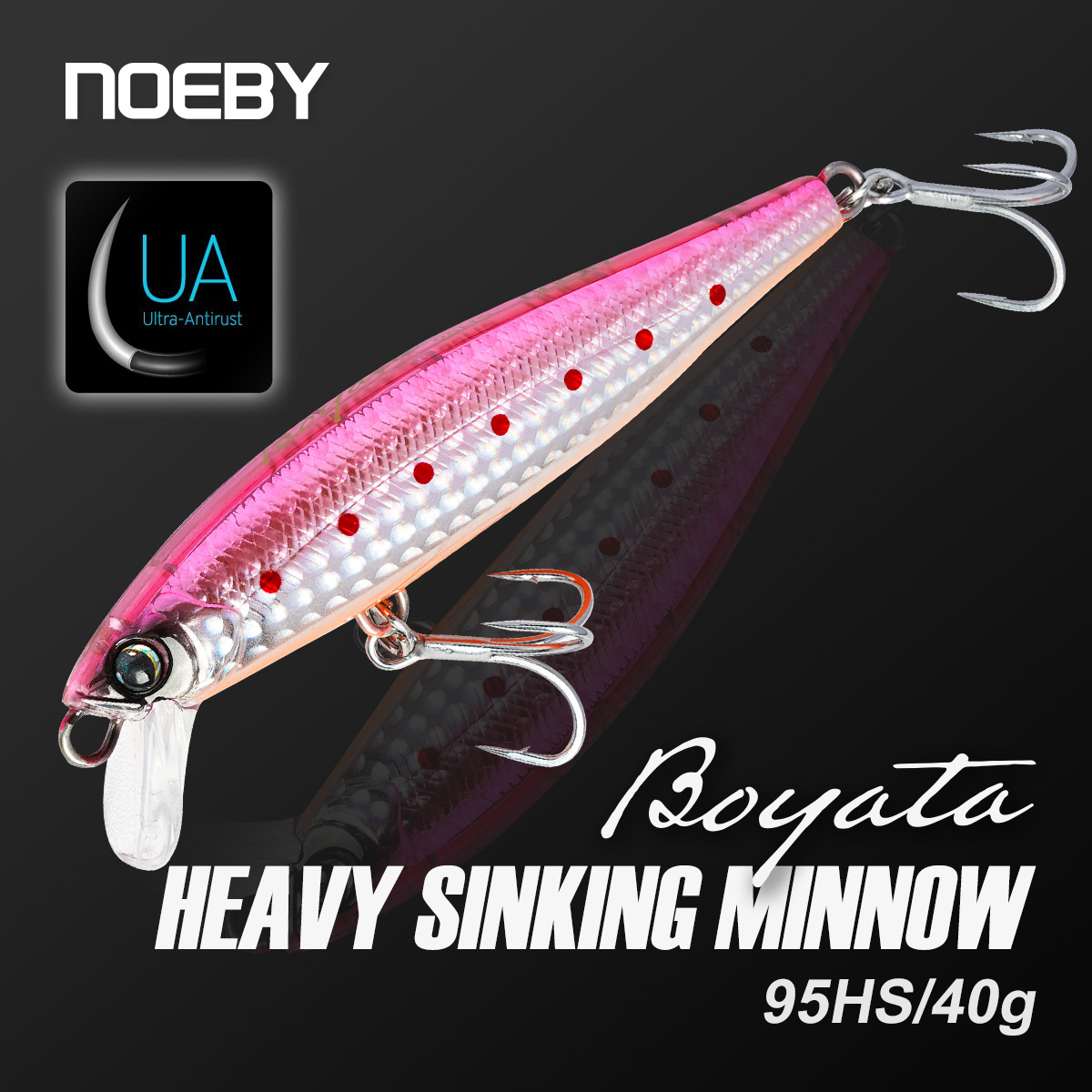 Fishing Lure Buzzbait - NOEBY 95mm 40g Ciężko Tonący Minnow