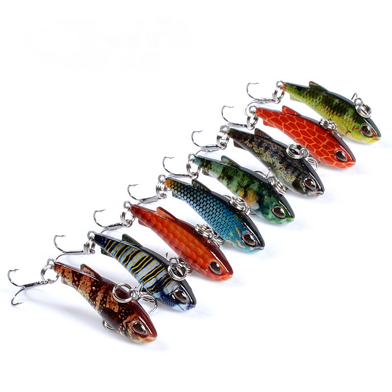 Fishing Lure Crankbait - 8 sztuk 4cm 4g Mini Lipless
