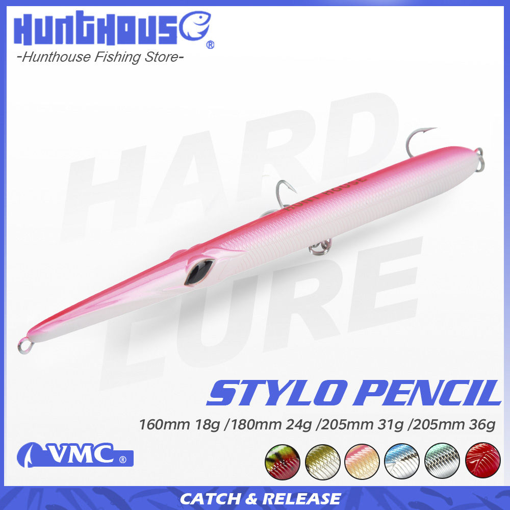 Fishing Lure Topwater - Hunthouse Stylo 160/180/205mm 18/24/31/36g Przynęta spinningowa