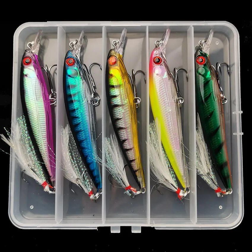 Fishing Lure Box - 5 sztuk/pudło Laser 3D Eyes Bionic