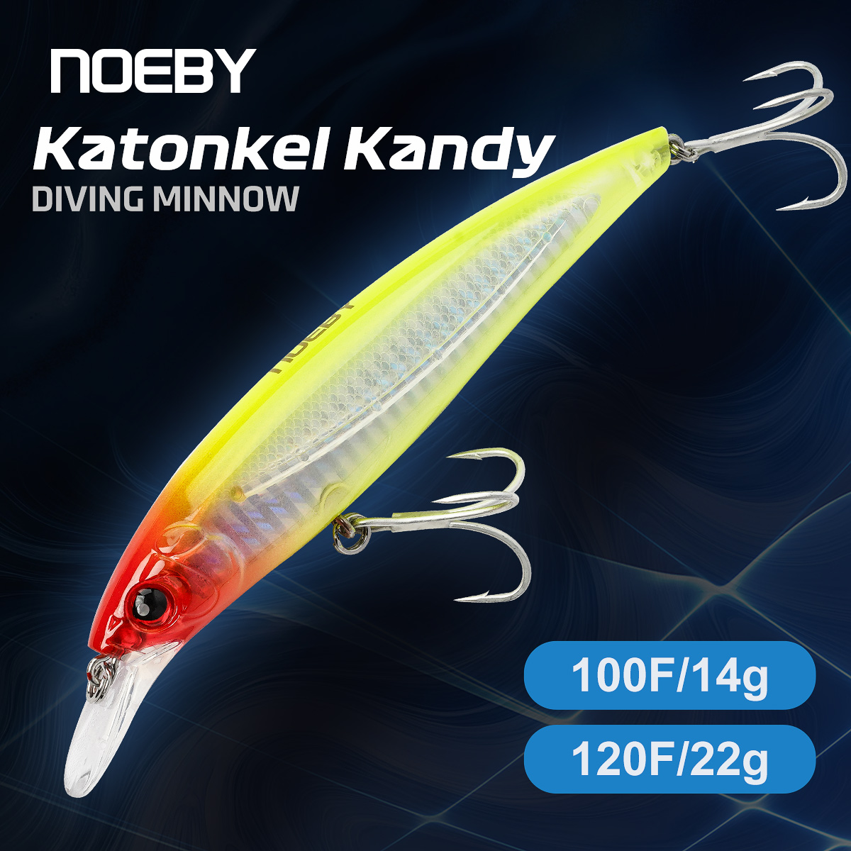 Fishing Lure Jerkbait - Przynęta wędkarska NOEBY Minnow 100mm 14g