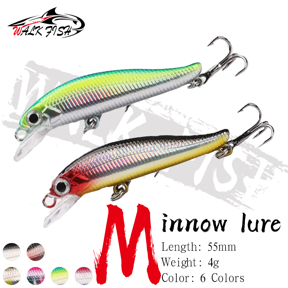 Fishing Lure Jerkbait - WALK FISH 5.5cm 4g Tonący Minnow