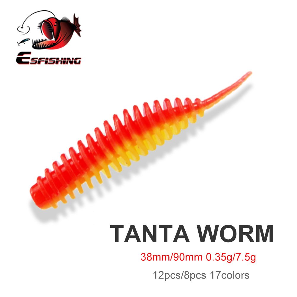Fishing Lure Spoon - ESFISHING Przynęta Wędkarska Robak Tanta 38mm