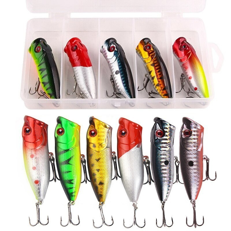 Fishing Lure Jerkbait - 6 sztuk 6 kolorów (w torebce