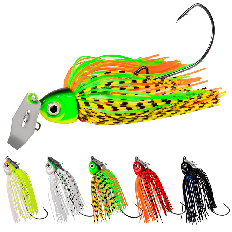 Fishing Lure Buzzbait - Przynęta typu Chatter Bait/Spinner Bait/Weedless, wobler,