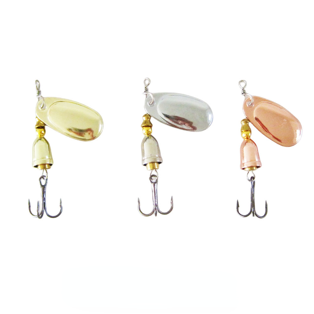 Fishing Lure Blade Bait - Metalowa przynęta mosiężna twarda sztuczna łyżka