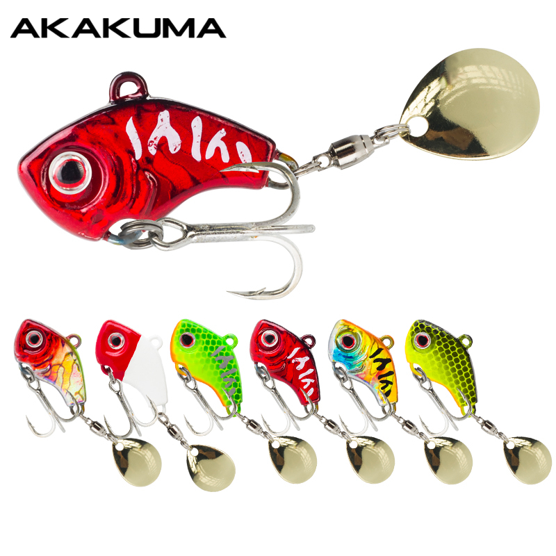 Fishing Lure Crankbait - 6 szt. 5g/7g/10g/14g/20g Obrotowe Metalowe Przynęty