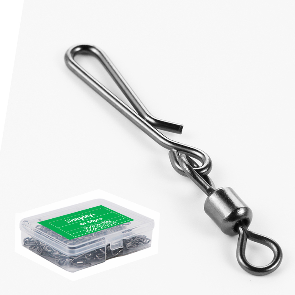 Fishing Lure Box - 50 sztuk Box połączenie obrotowe z