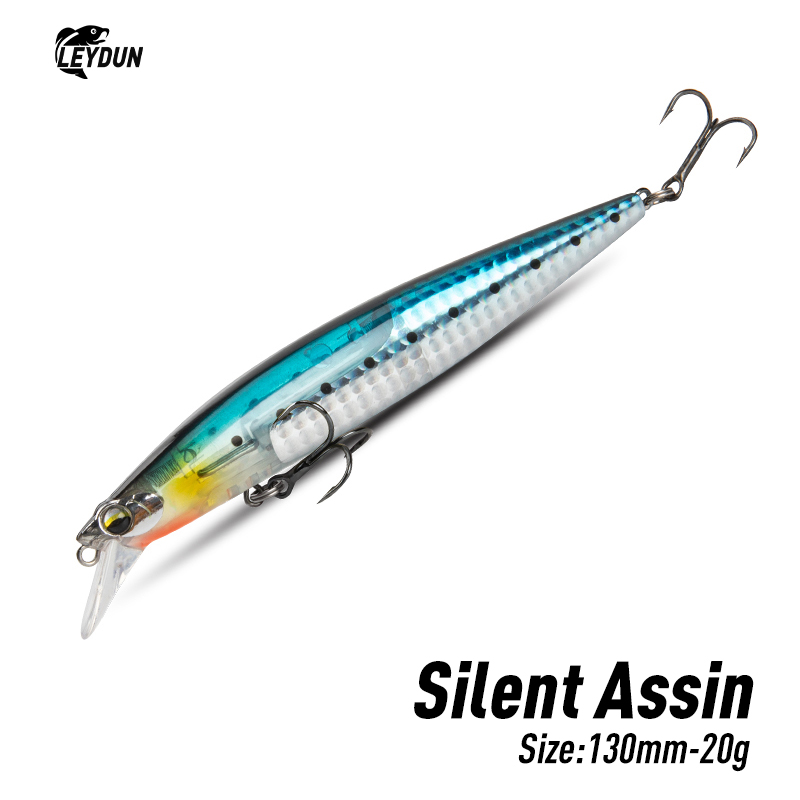 Fishing Lure Blade Bait - Przynęty pływające na okonia morskiego LEYDUN,