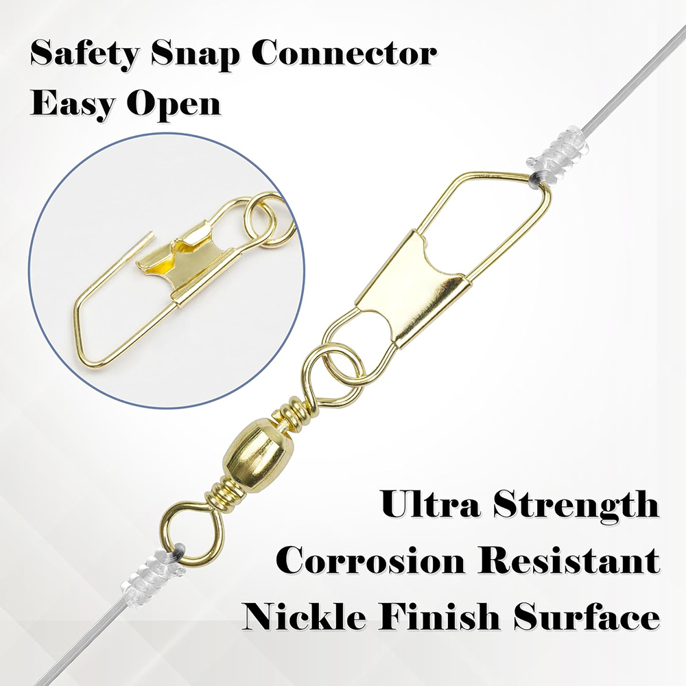 50 szt. Złota beczka wędkarska – Fishing Lure Accessories recenzja i cena