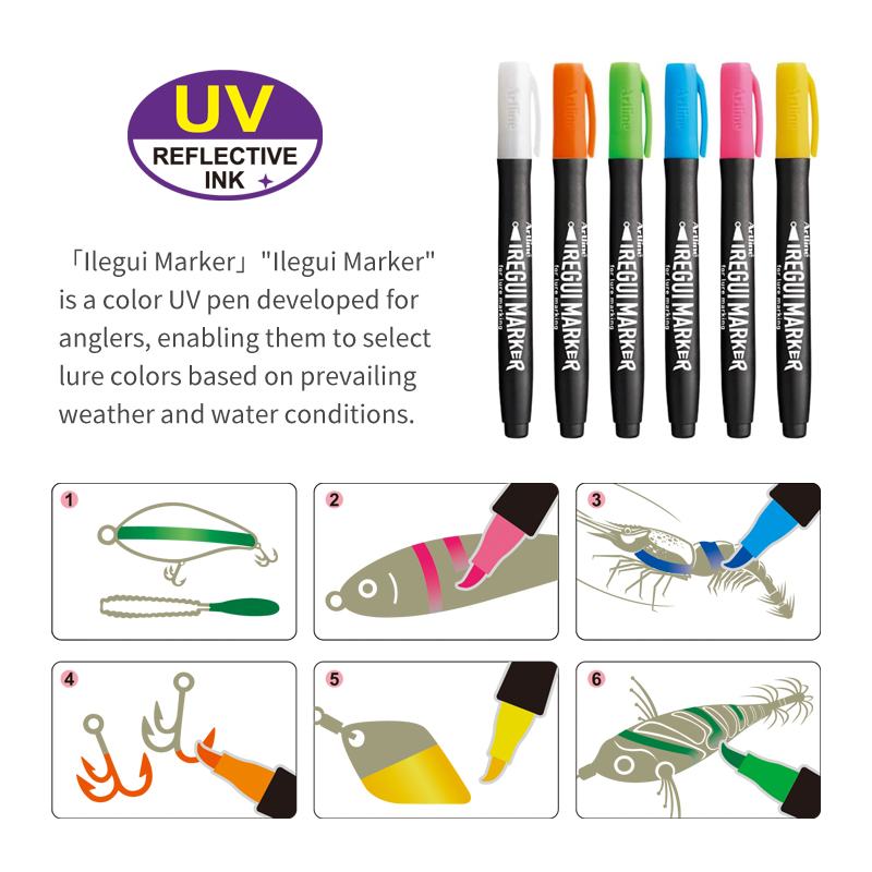 Nowy długopis z farbą UV fluor – Fishing Lure Making Kit recenzja i cena