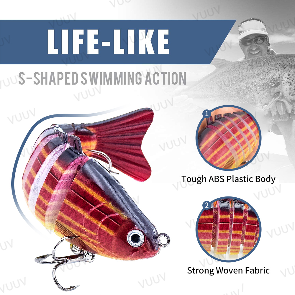10 szt. Przynęt Wędkarskich ty – Fishing Lure Swimbait recenzja i cena