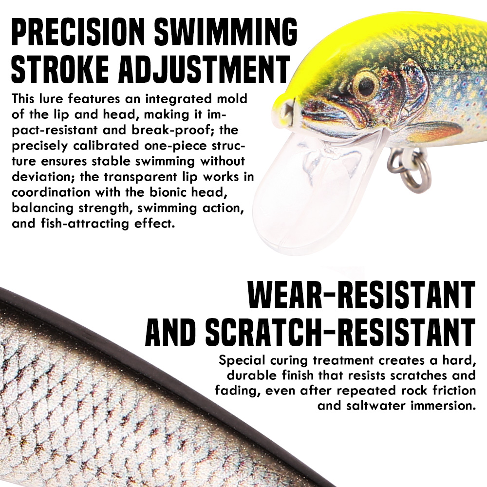 Przynęty wędkarskie B&U, tonąc – Fishing Lure Swimbait recenzja i cena