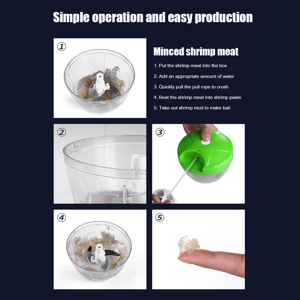 Przenośny ręczny młynek do mie – Fishing Lure Making Kit recenzja i cena