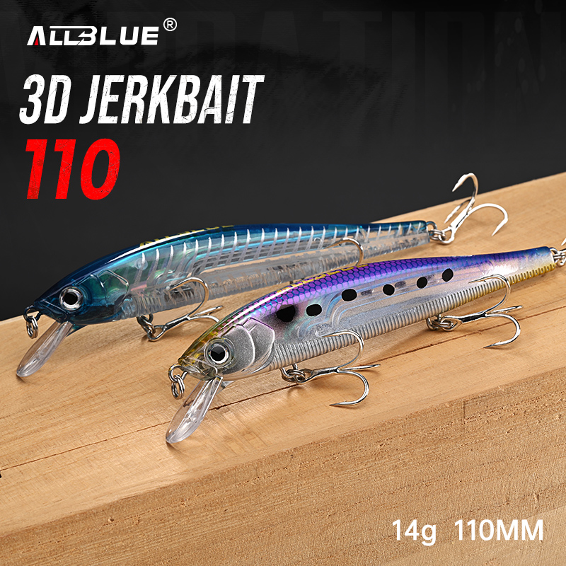 ALLBLUE 3D Jerkbait Wobler Prz – Fishing Lure Jerkbait recenzja i cena