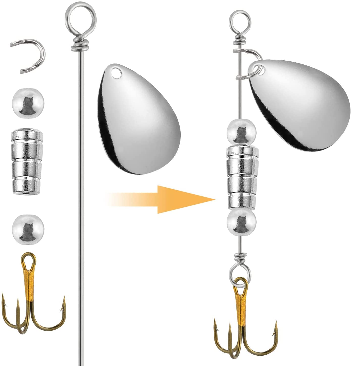 30/100 sztuk Tokyo Rig Spinner – Fishing Lure Spinner recenzja i cena