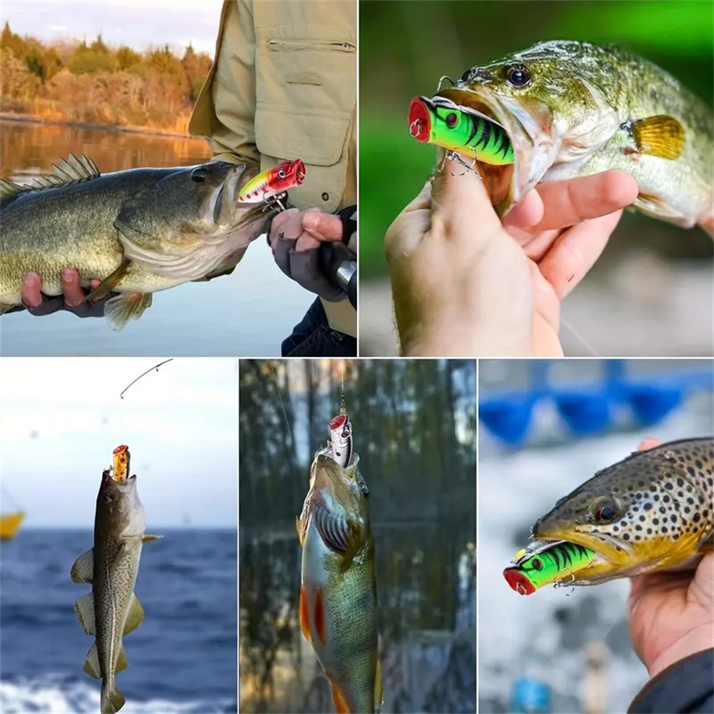 5 szt. Przynęty wędkarskie typ – Fishing Lure Popper recenzja i cena