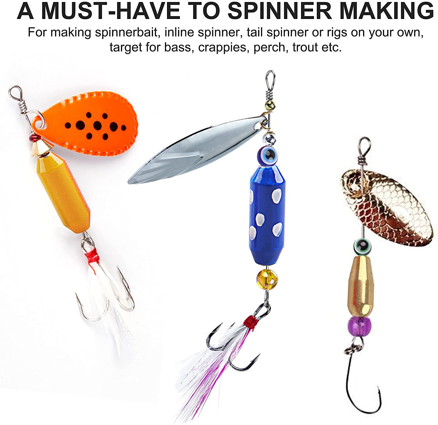 10 sztuk połowów mosiądzu Spin – Fishing Lure Spinner recenzja i cena