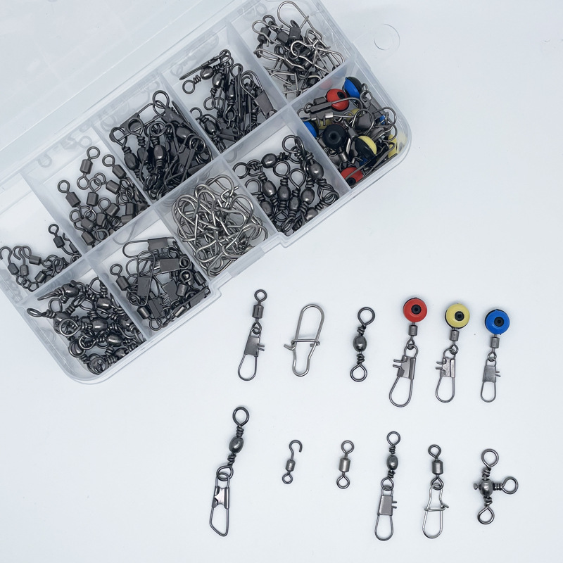 Zestaw 115 szt. krętlików wędk – Fishing Lure Box recenzja i cena