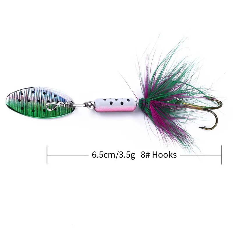 Metalowe przynęty VIB 1 szt. 3 – Fishing Lure Spoon recenzja i cena