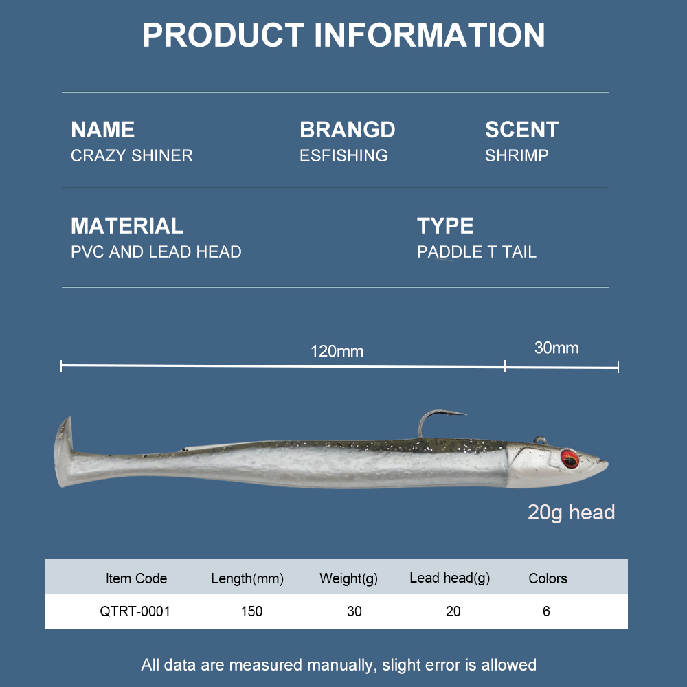 ESFISHING Miękka Przynęta Wędk – Fishing Lure Swimbait recenzja i cena