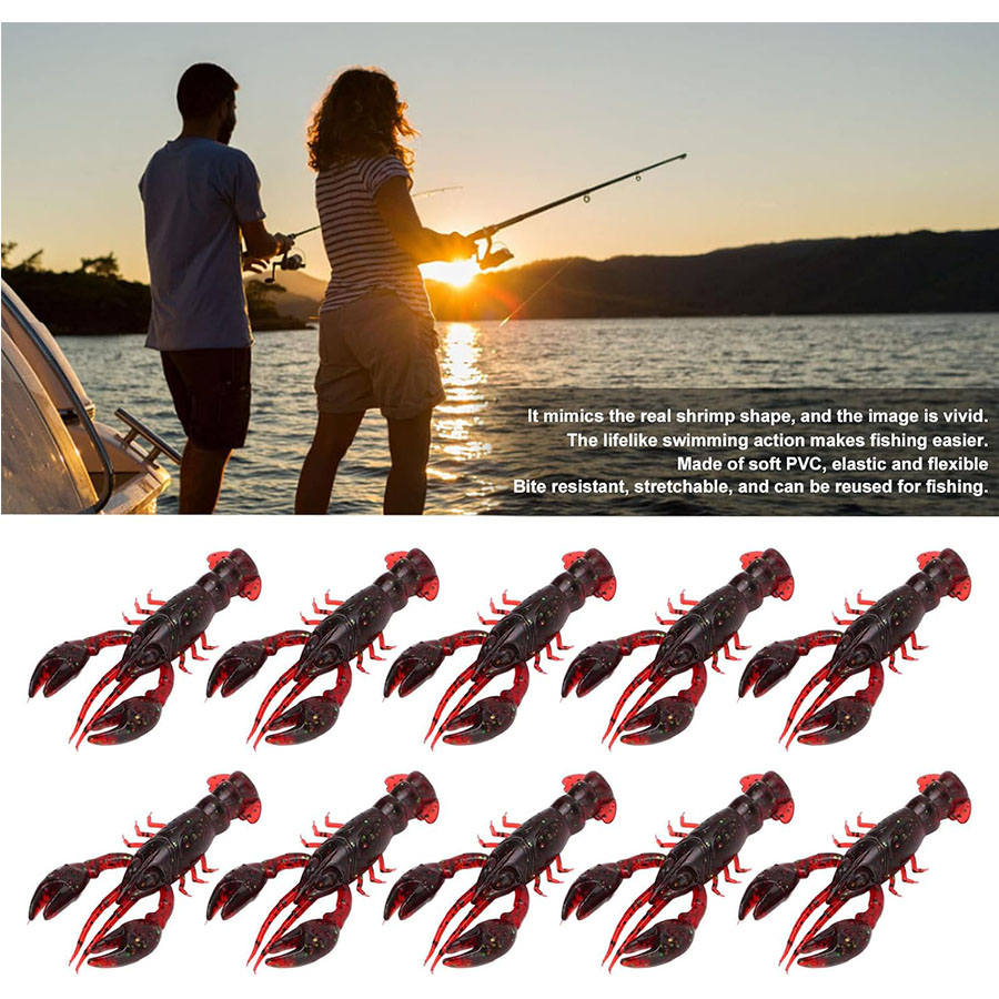 20 sztuk raki sztuczna przynęt – Fishing Lure Swimbait recenzja i cena