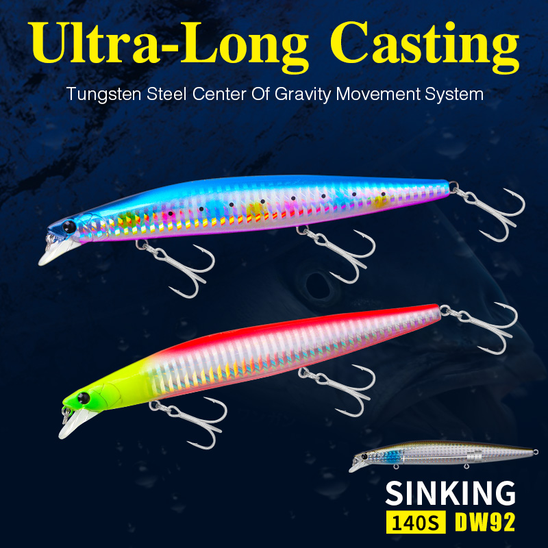 TSURINOYA Stinger 140S przynęt – Fishing Lure Jerkbait recenzja i cena
