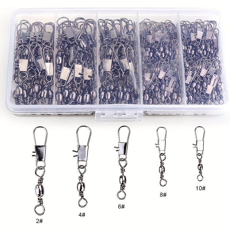 50/200 szt. Krętliki z agrafką – Fishing Lure Accessories recenzja i cena